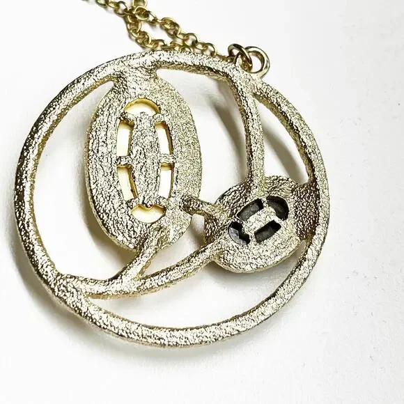 Sarah Coventry Desert Flower 1974 Vintage Pendant Necklace in box - Picture 6 of 8